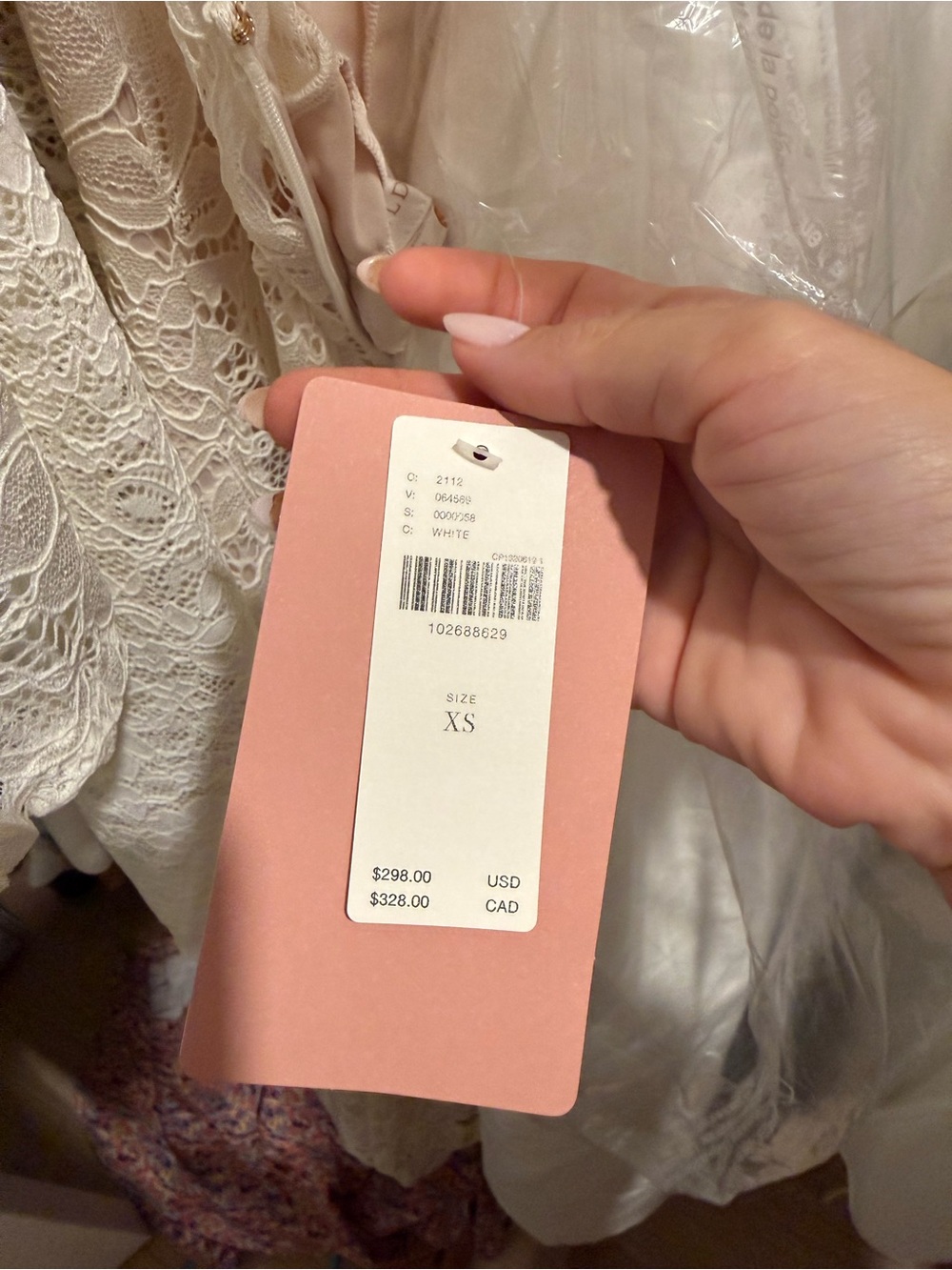 BHLDN White Lace Wedding Dress